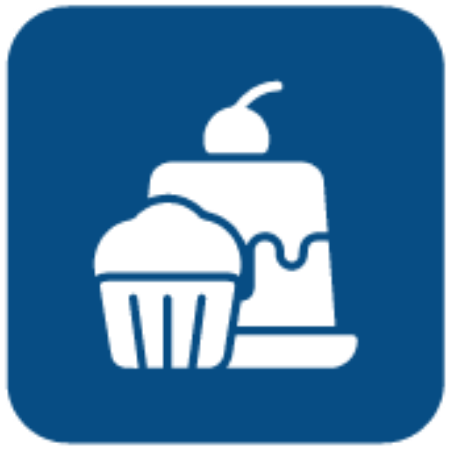 صورة لقسم الحلويات 