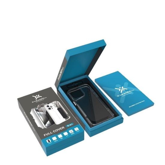 صورة بكج الحماية ضد الصدمات 6 في 1 من X-LEADER مع استكر ملاقيف لاصدارات ايفون  برو ماكس  iPhone 16