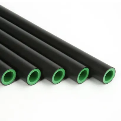 صورة أنبوب حراري اسود مقاوم للاشعة ضغط 20 بار 32 مم الانابيب الخضراء