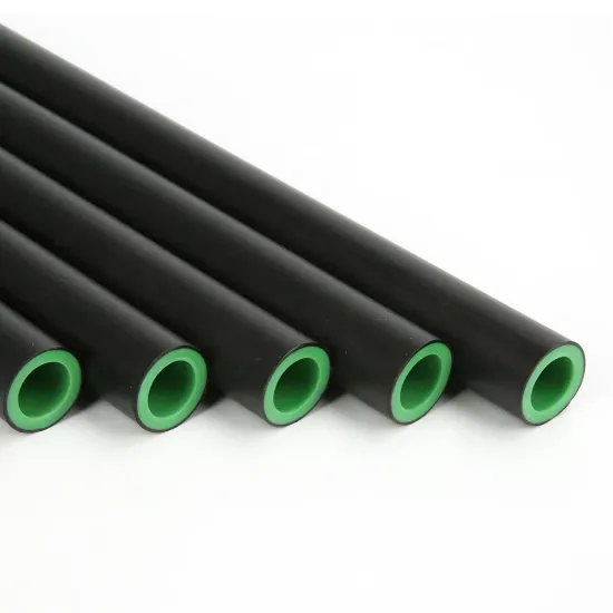 صورة أنبوب حراري اسود مقاوم للاشعة ضغط 20 بار 40 مم الانابيب الخضراء