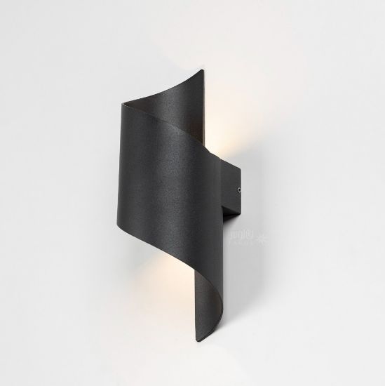 صورة جدارى خارجى سور حلزونى اطار اسود _اطارابيص 10وات 